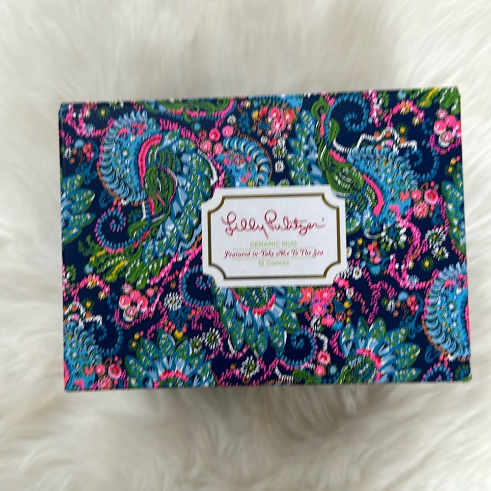 Lilly Pulitzer ceramic mug